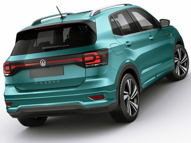 vw t cross 2019 3D Model in Kucuk Arabalar 3DExport