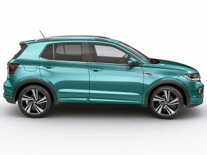 vw t-cross 2019 3D Model