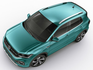 vw t-cross 2019 3D Model