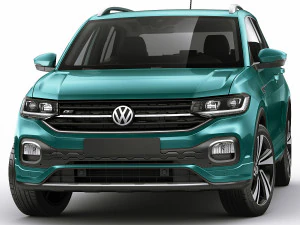 vw t-cross 2019 3D Model
