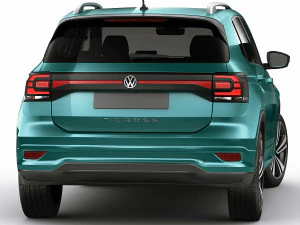 vw t-cross 2019 3D Model