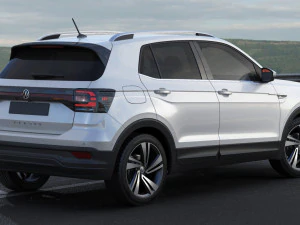 vw t-cross 2019 3D Model