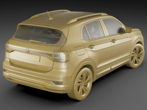 vw t-cross 2019 3D Model