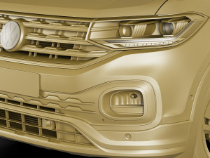 vw t-cross 2019 3D Model