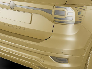 vw t-cross 2019 3D Model