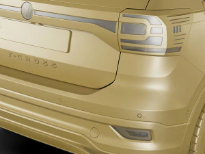 vw t-cross 2019 3D Model