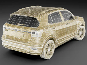 vw t-cross 2019 3D Model