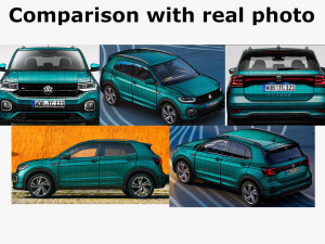 vw t-cross 2019 3D Model
