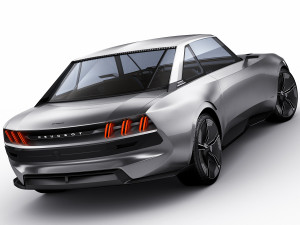 peugeot e-legend concept 3D मॉडल