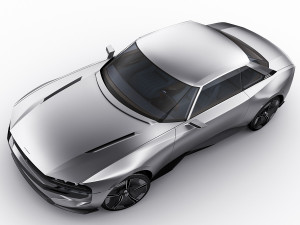 peugeot e-legend concept 3D मॉडल