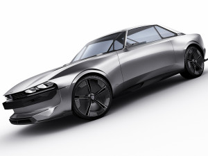 peugeot e-legend concept 3D मॉडल