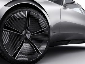 peugeot e-legend concept 3D मॉडल