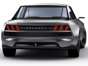 peugeot e-legend concept 3D मॉडल