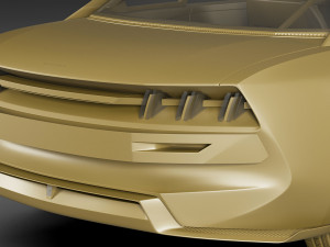 peugeot e-legend concept 3D मॉडल