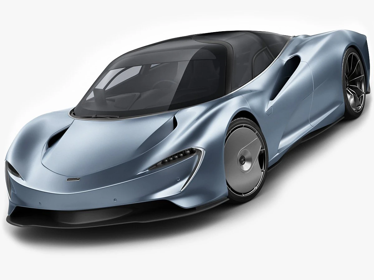 mclaren speedtail 3d 3D Model .c4d .max .obj .3ds .fbx .stl .blend 