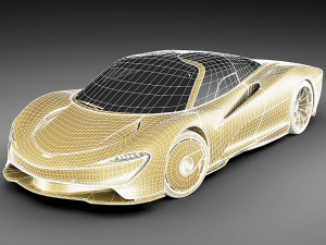 mclaren speedtail 3d Model 3D