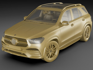 mercedes gle 2020 amg line 3D Model
