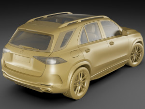 mercedes gle 2020 amg line 3D Model