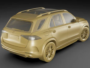 mercedes gle 2020 amg line 3D Model
