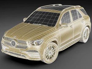 mercedes gle 2020 amg line 3D Model