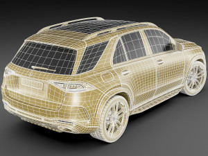 mercedes gle 2020 amg line 3D Model