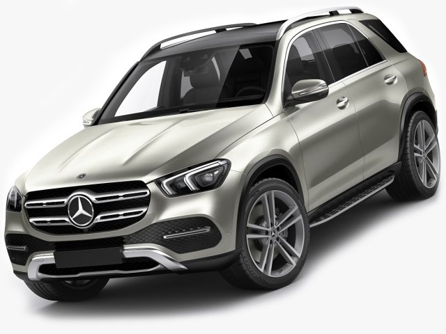 mercedes gle 2020 Model 3D .c4d .max .obj .3ds .fbx .stl .blend 
