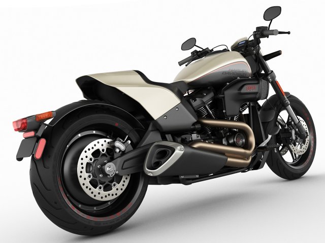 harley davidson fxdr 114 2019 3D Model