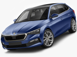 skoda scala 2019 Modelo 3D