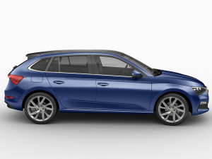 skoda scala 2019 3D Модель