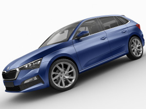 skoda scala 2019 3D Модель