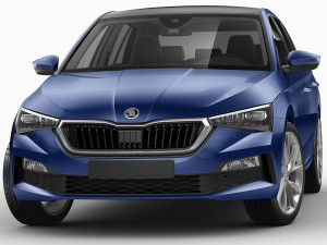 skoda scala 2019 3D Модель