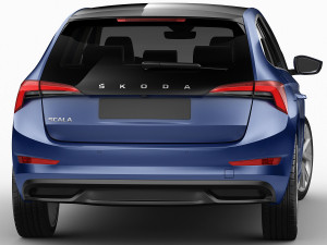 skoda scala 2019 3D Модель
