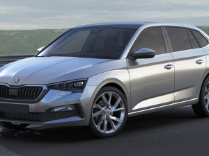 skoda scala 2019 3D Модель