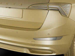 skoda scala 2019 3D Модель