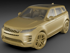 land rover range rover evoque 2020 3D Модель