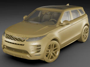 land rover range rover evoque 2020 3D Model
