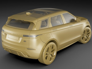 land rover range rover evoque 2020 3D Модель