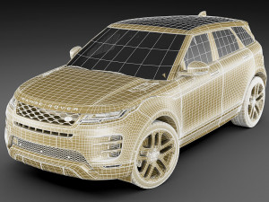 land rover range rover evoque 2020 3D Модель