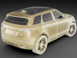 land rover range rover evoque 2020 3D Модель
