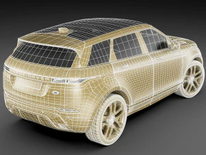 land rover range rover evoque 2020 3D Model
