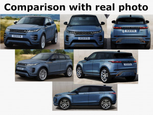 land rover range rover evoque 2020 3D Модель