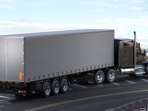 kenworth w990 3D Model