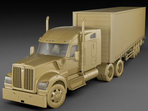 kenworth w990 3D Model