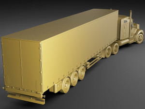 kenworth w990 3D Model