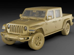 Jeep gladiator 2020 3D Model