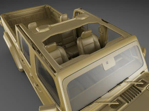Jeep gladiator 2020 3D Model