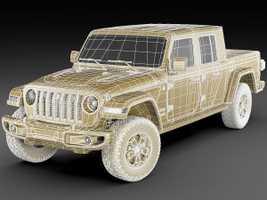 Jeep gladiator 2020 Model 3D