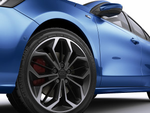 focus hatchback st-line 2019 3D Model