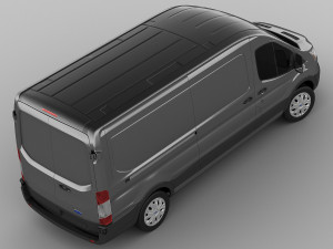 transit 2014 maxi van 3D 模型