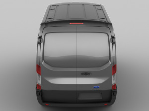 transit 2014 maxi van 3D 模型